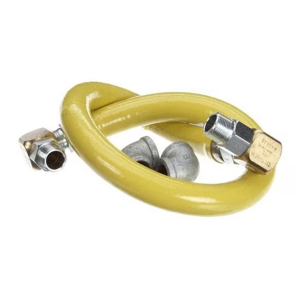 Gas Hose, Free Spin Fittings, 3/4 Npt, 36 Long, , T&S Brass, Mfr#: HG-2D-36S
